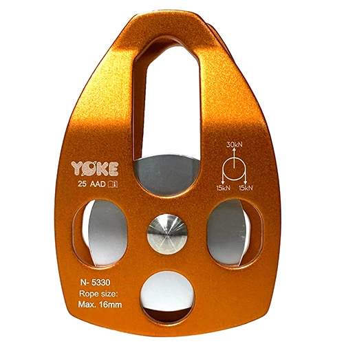 POLEA ALUMINIO SIMPLE MOVIL P/SOGA HASTA 5/8