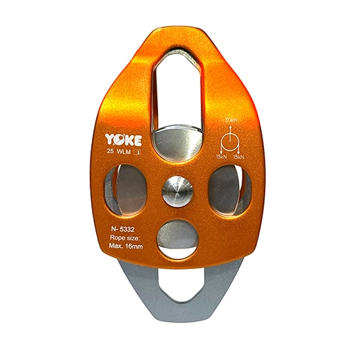 POLEA ALUMINIO DOBLE MOVIL P/SOGA HASTA 5/8