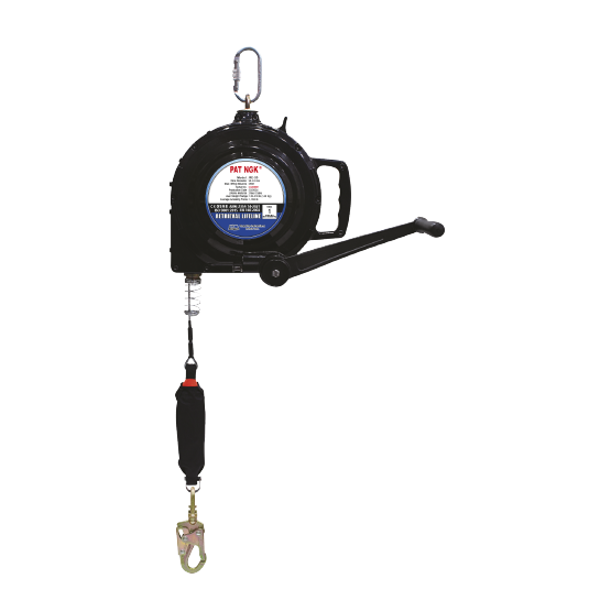 LINEA RETRACTIL CABLE DE ACERO 4.8mmx20M CON MANIVELA DE RECUPERACION RE-20 PATNGK