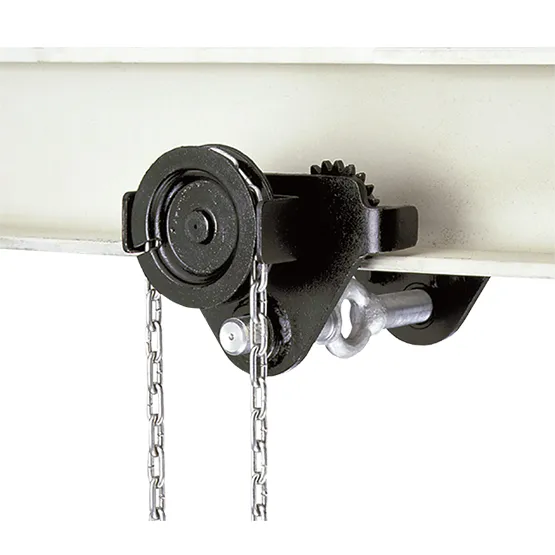 TROLLEY YALE DE ENGRANAJE DE 2T 66 - 220 mm HTG-A 2000 (MANDO 5 X 26)