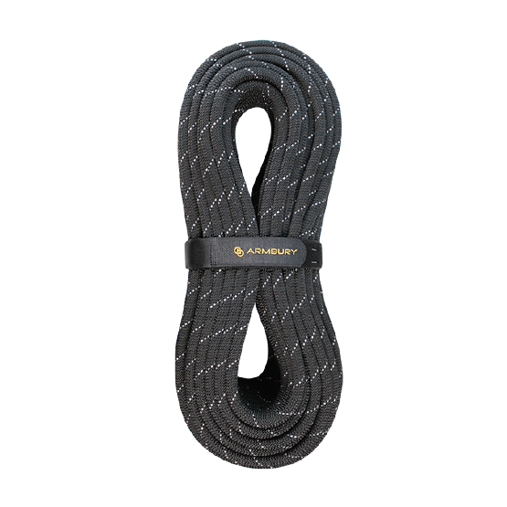 CUERDA SEMI-ESTÁTICA 11MM NEGRO REFLECTANTE (PRESENTACIÓN MÁX 400MTS) 31 kN CE-EN1891 CHASER 11 - CH11 ARMBURY