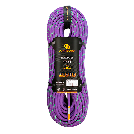 CUERDA DINÁMICA 9.8MM X 70M MORADO DUO 8.9 kN CE-EN 892 BLIZZARD 9.8 - 4111546 ARMBURY