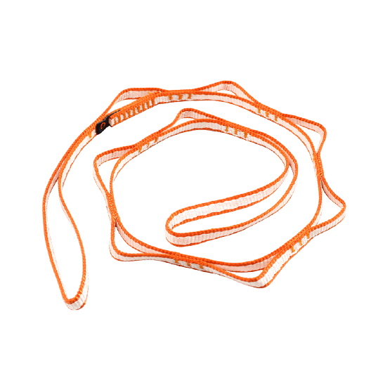 CADENETA DE CINTA DYNEEMA 10MM X 105CM NARANJA-BLANCO 22 kN CE-EN 566 DYNEEMA DAISY CHAIN - 4162307 ARMBURY