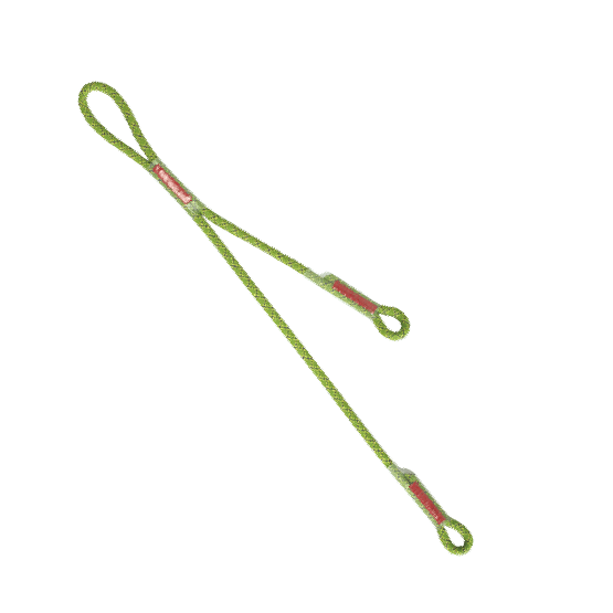 ELEMENTO DE AMARRE DOBLE DINAMICO 50CM+75CM VERDE 15 kN DYNECT II Y - 4163211 ARMBURY