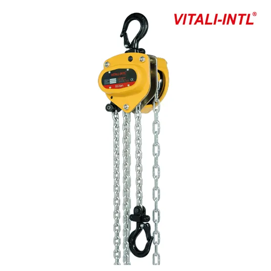 TECLE MANUAL 0.5T YAL0050 3mtsCARGA 5x15mm(1) G80 - 3mtsMANDO 5x25x17mm(2) VITALINTL