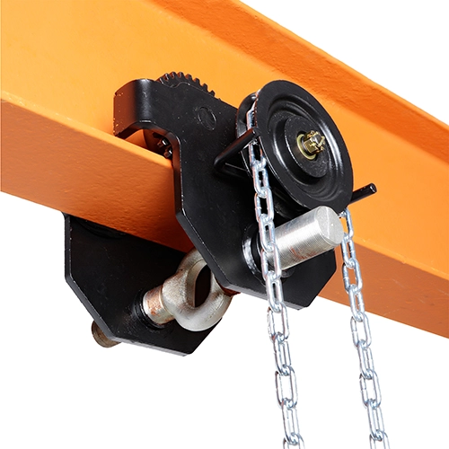 TROLLEY ENGRANAJE O CADENA 5T YAL050B (REGULABLE 90-220mm) 3mtsMANDO 5x25x17mm(2) VIT